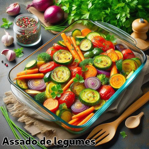Assado de legumes delicioso e nutritivo